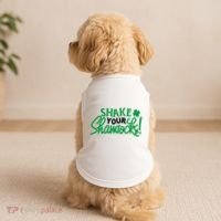 Shake Your Shamrocks Funny St Patricks Day Doggie Tank thumb 2
