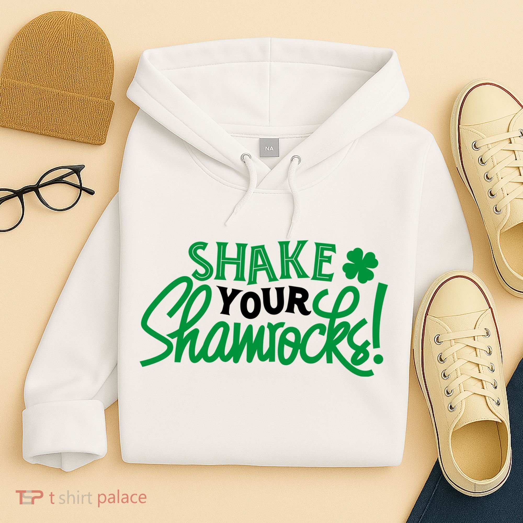 Shake Your Shamrocks Funny St Patricks Day Hoodie
