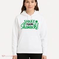 Shake Your Shamrocks Funny St Patricks Day Hoodie thumb 5