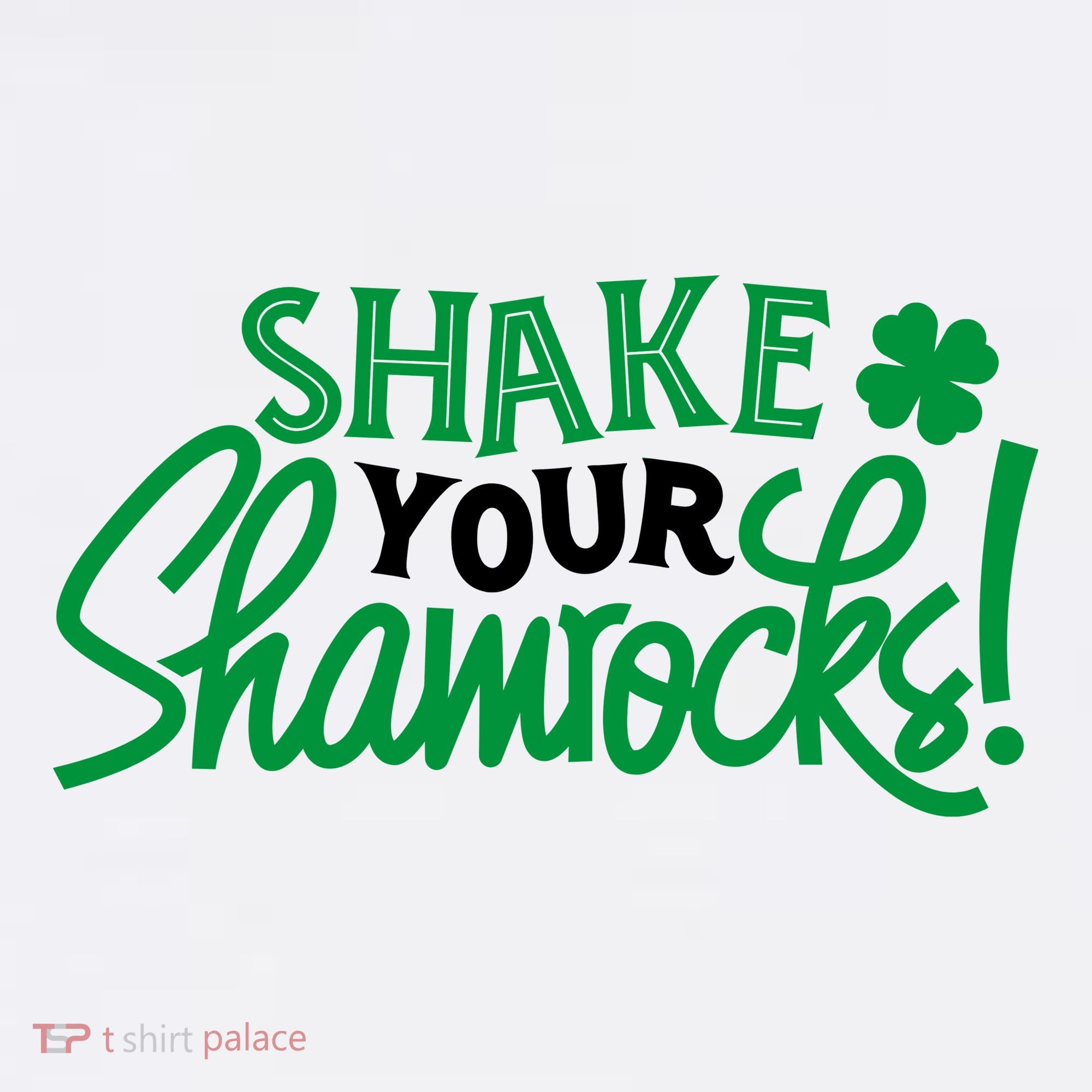 Shake Your Shamrocks Funny St Patricks Day Apron