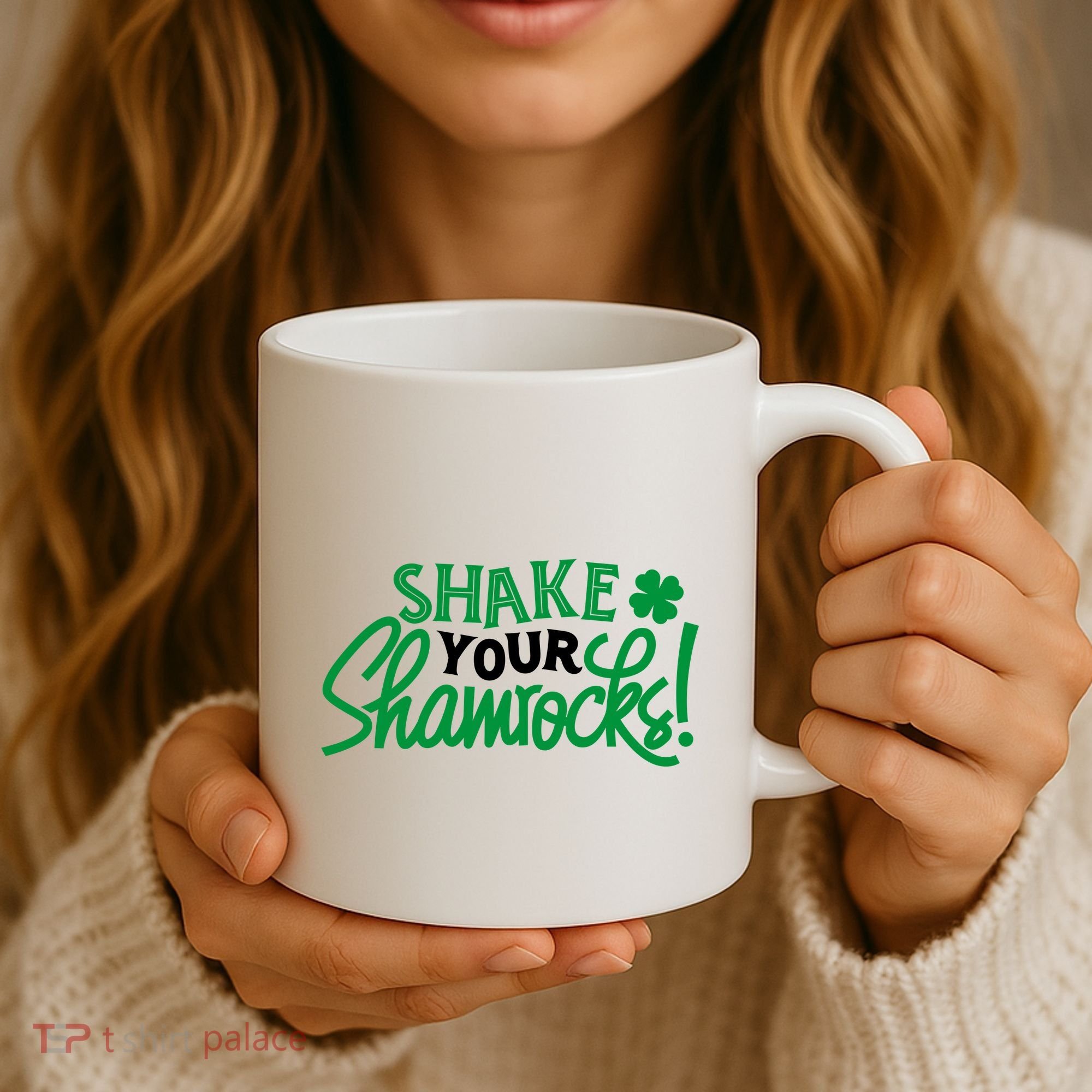 Shake Your Shamrocks Funny St Patricks Day Coffee Mug