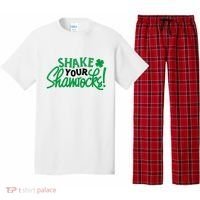 Shake Your Shamrocks Funny St Patricks Day Pajama Set thumb 0