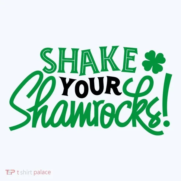 Shake Your Shamrocks Funny St Patricks Day Women's Hoodie