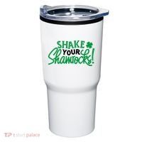 Shake Your Shamrocks Funny St Patricks Day Tumbler thumb 0
