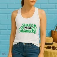 Shake Your Shamrocks Funny St Patricks Day Women's Tank Top thumb 2