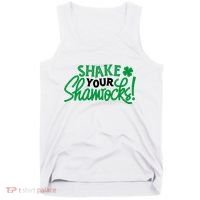 Shake Your Shamrocks Funny St Patricks Day Tank Top thumb 0