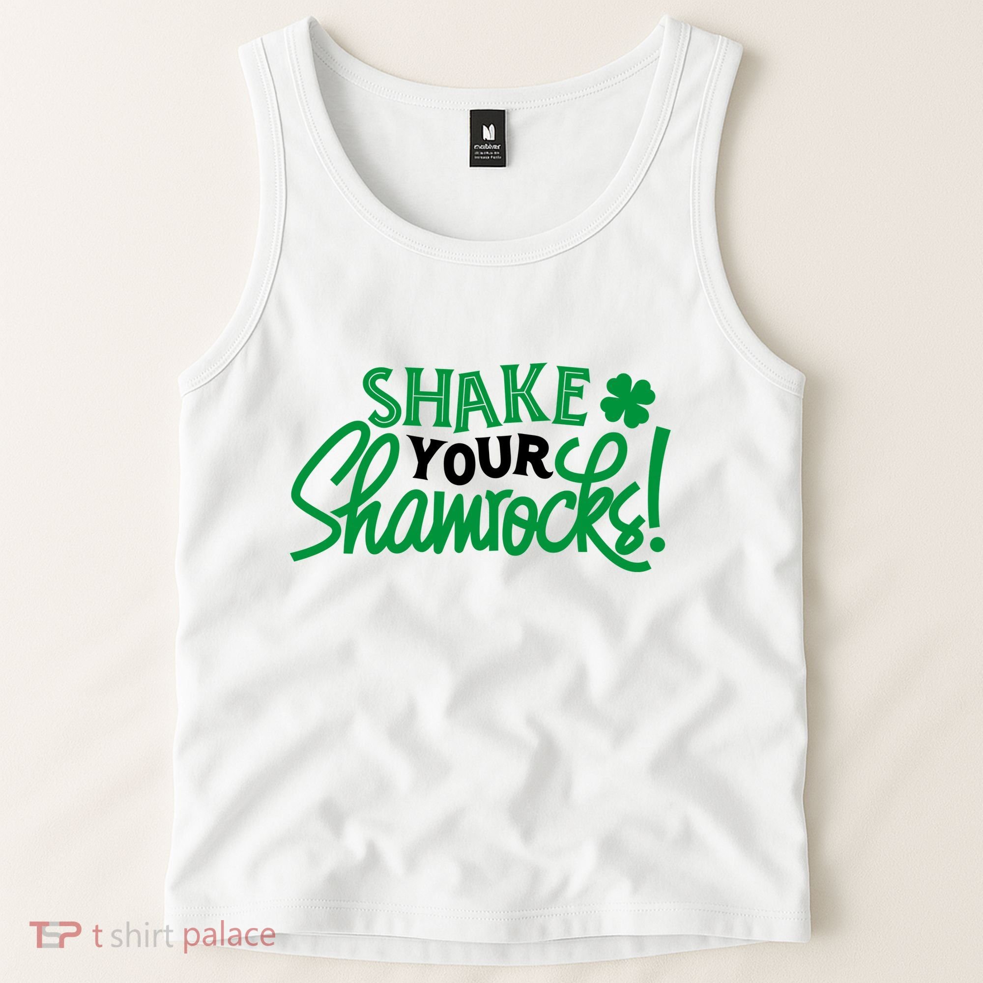 Shake Your Shamrocks Funny St Patricks Day Tank Top