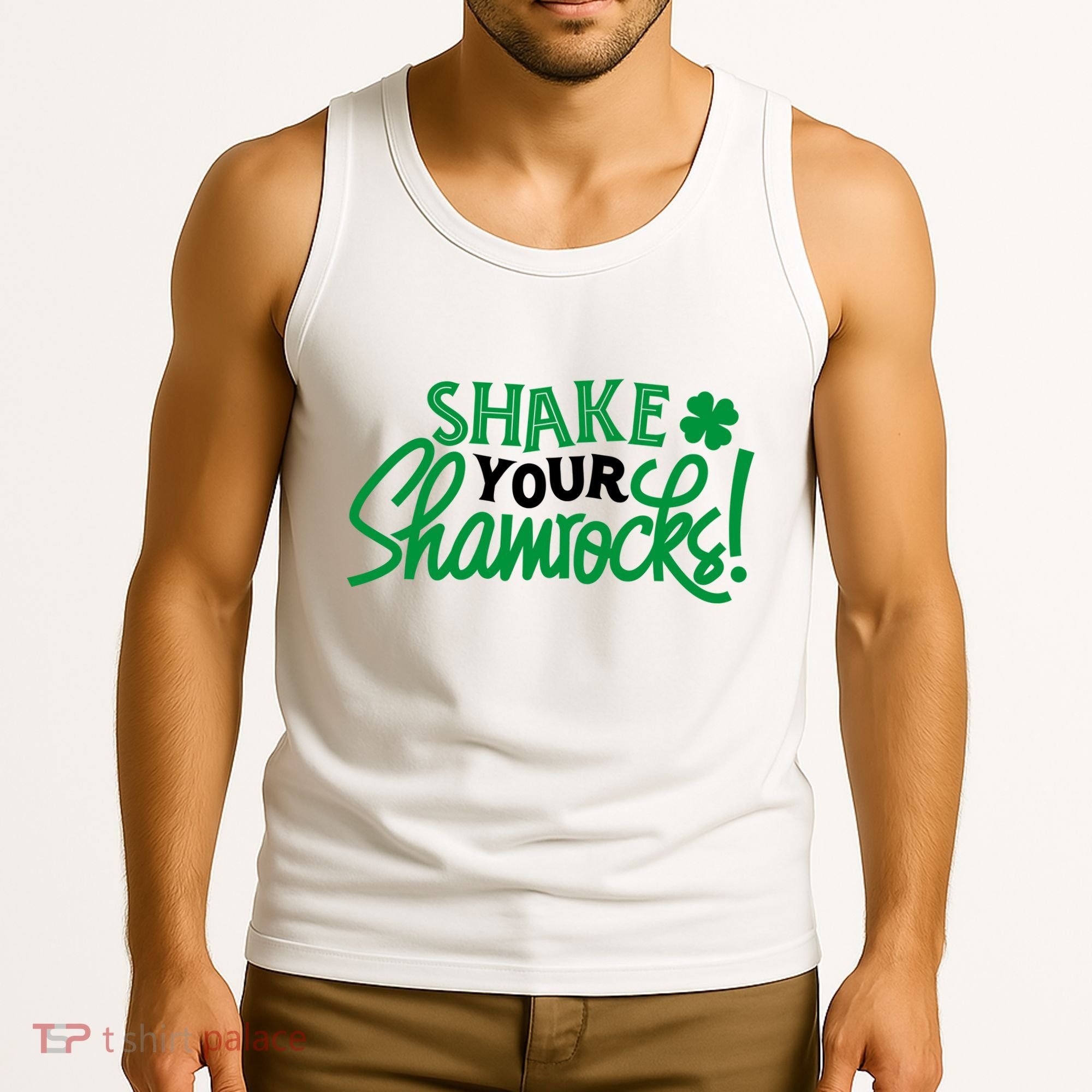 Shake Your Shamrocks Funny St Patricks Day Tank Top