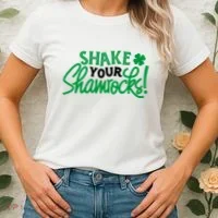 Shake Your Shamrocks Funny St Patricks Day Women's T-Shirt thumb 2