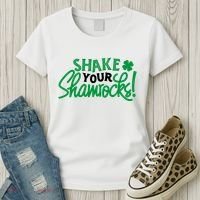 Shake Your Shamrocks Funny St Patricks Day Women's T-Shirt thumb 3