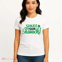 Shake Your Shamrocks Funny St Patricks Day Women's T-Shirt thumb 4