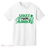 Shake Your Shamrocks Funny St Patricks Day Kids T-Shirt thumb 0