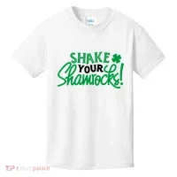Shake Your Shamrocks Funny St Patricks Day Kids T-Shirt thumb 0
