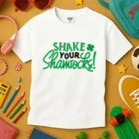 Shake Your Shamrocks Funny St Patricks Day Kids T-Shirt thumb 3