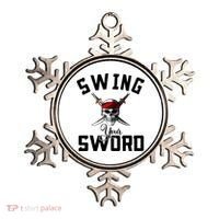 Swing Your Sword Hall State RIP Mike Coach Rest In Peace Ornament thumb 0