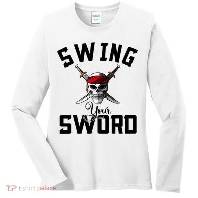 Swing Your Sword Hall State RIP Mike Coach Rest In Peace Women's Long Sleeve Shirt
