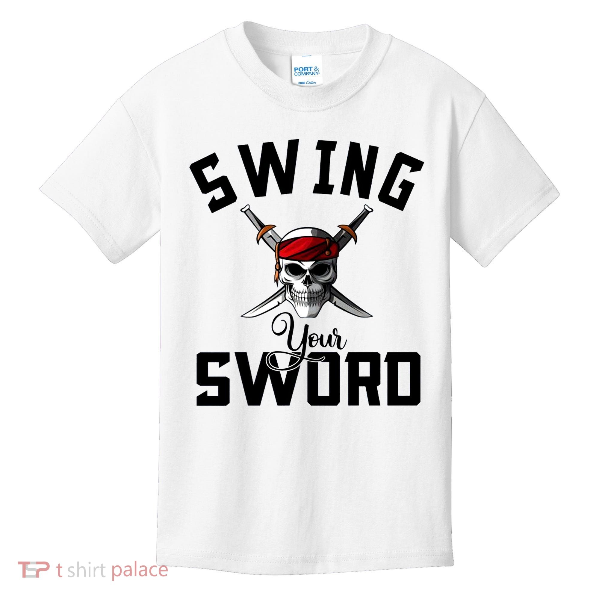 Swing Your Sword Hall State RIP Mike Coach Rest In Peace Kids T-Shirt
