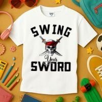 Swing Your Sword Hall State RIP Mike Coach Rest In Peace Kids T-Shirt thumb 3
