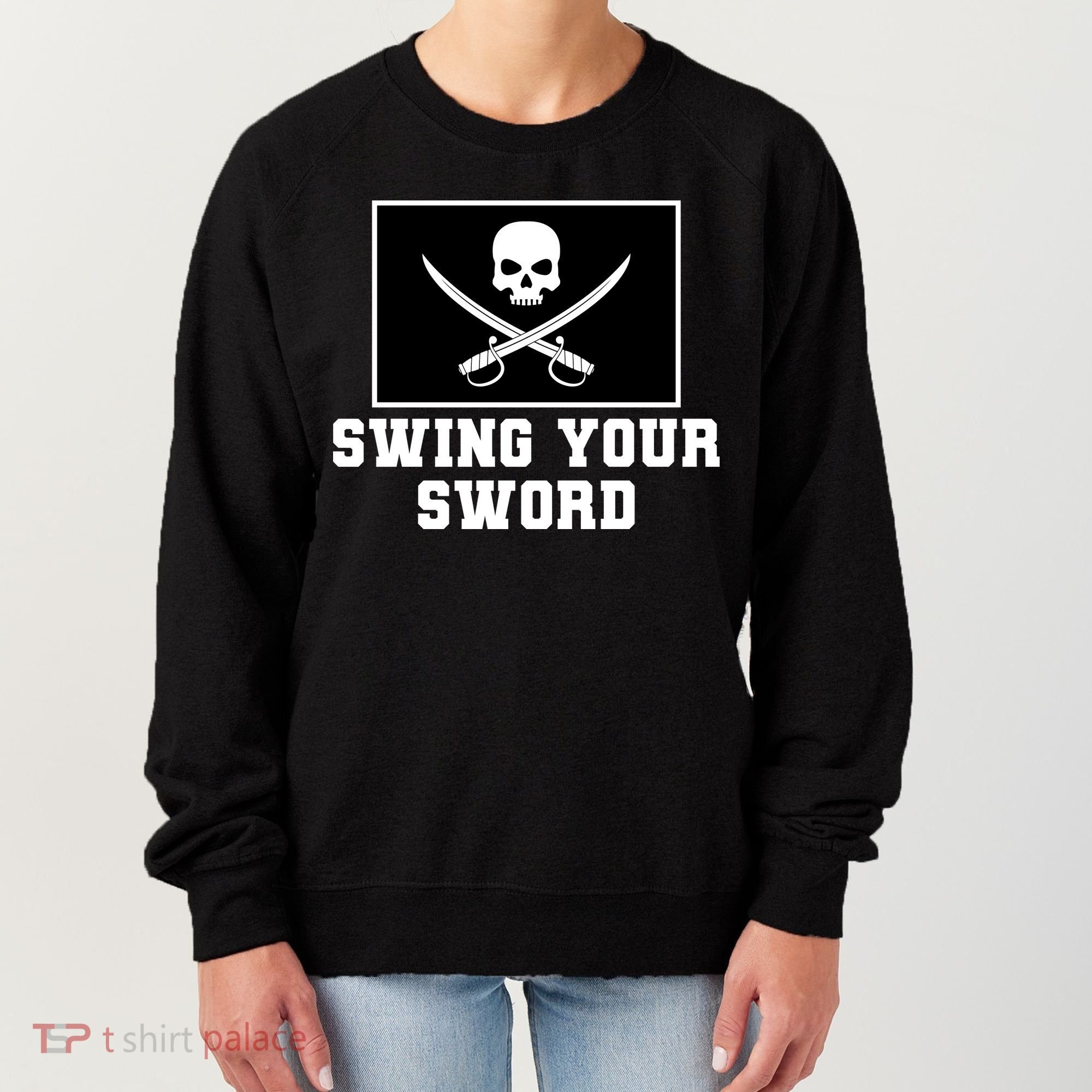 Swing Your Sword Skull Crossbones Mississippi Women's Sweatshirt