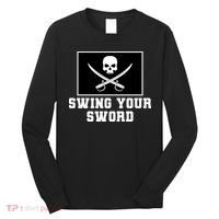 Swing Your Sword Skull Crossbones Mississippi Long Sleeve Shirt thumb 0