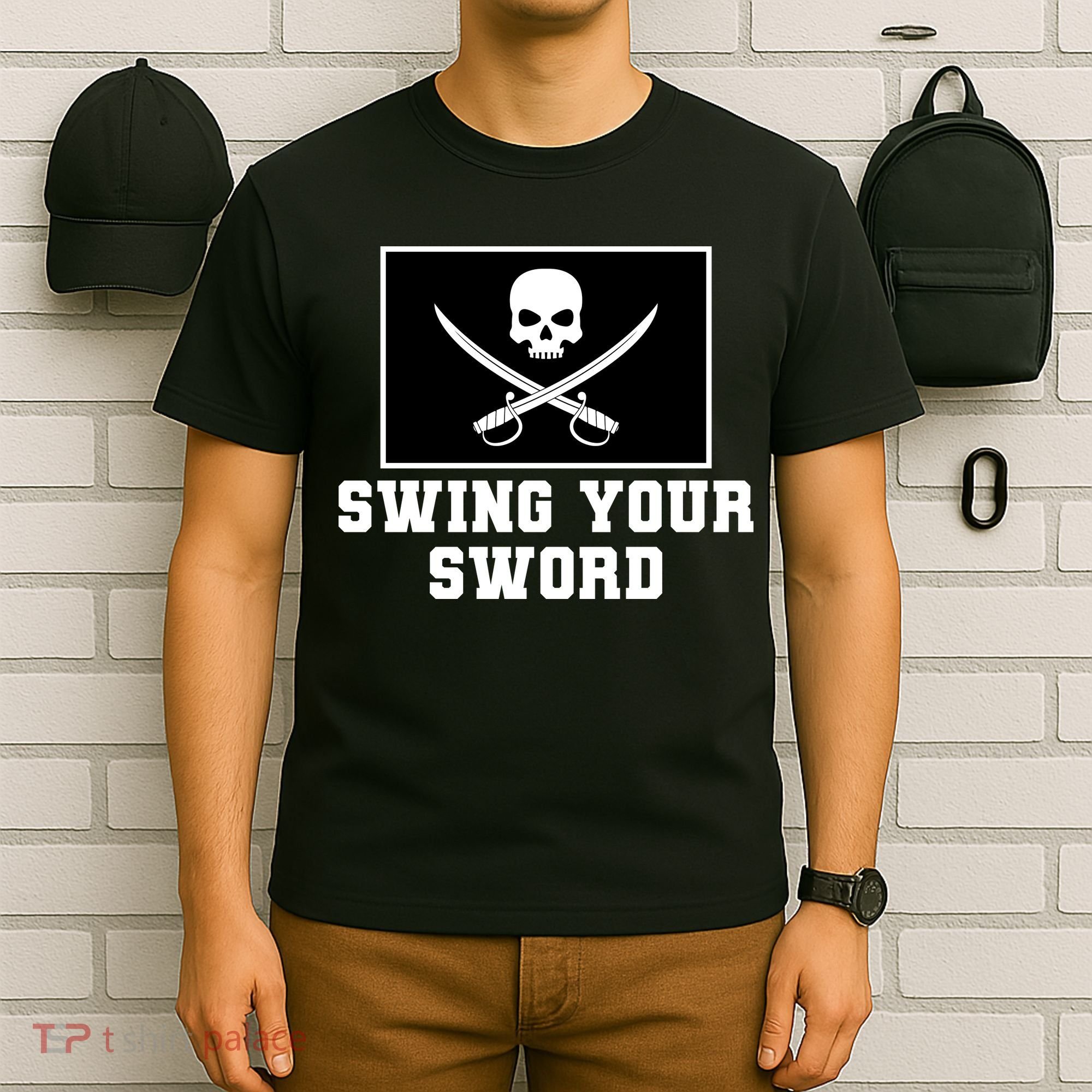 Swing Your Sword Skull Crossbones Mississippi T-Shirt