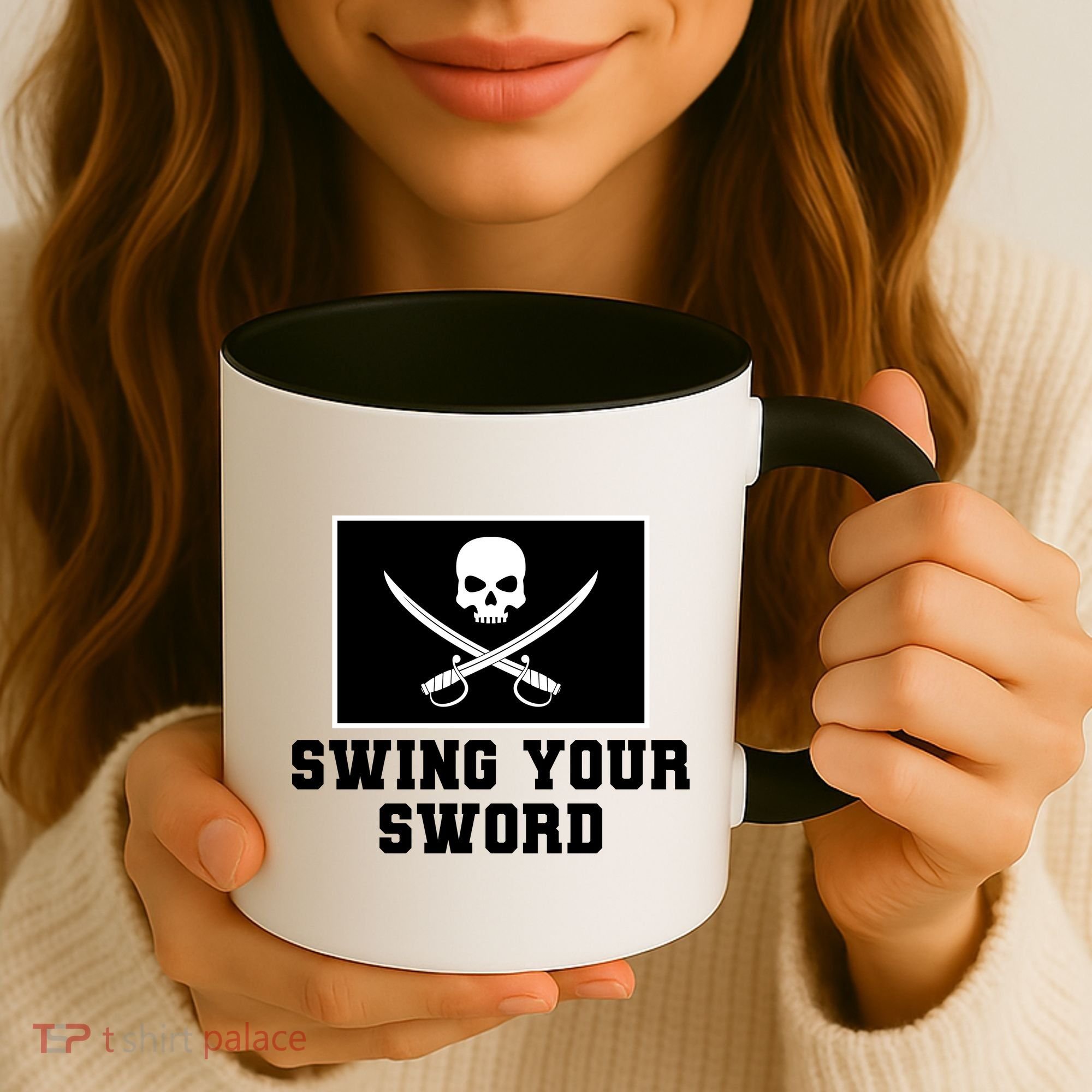 Swing Your Sword Skull Crossbones Mississippi Coffee Mug