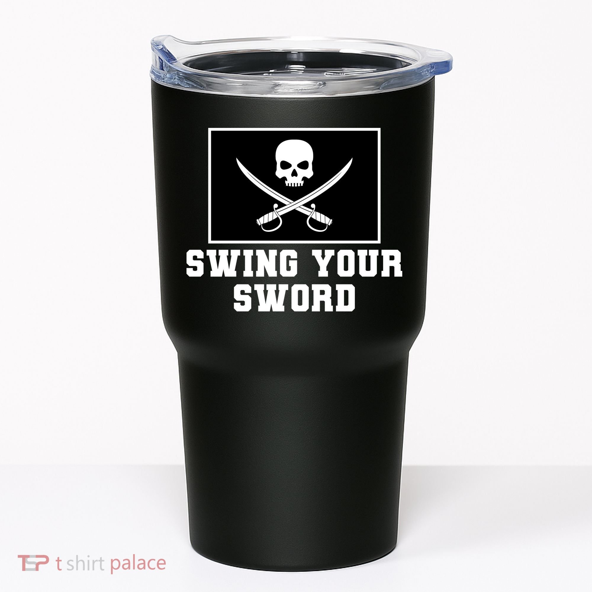 Swing Your Sword Skull Crossbones Mississippi Tumbler