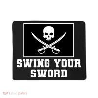 Swing Your Sword Skull Crossbones Mississippi Mousepad thumb 0