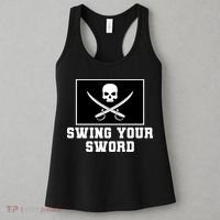 Swing Your Sword Skull Crossbones Mississippi Women's Tank Top thumb 3