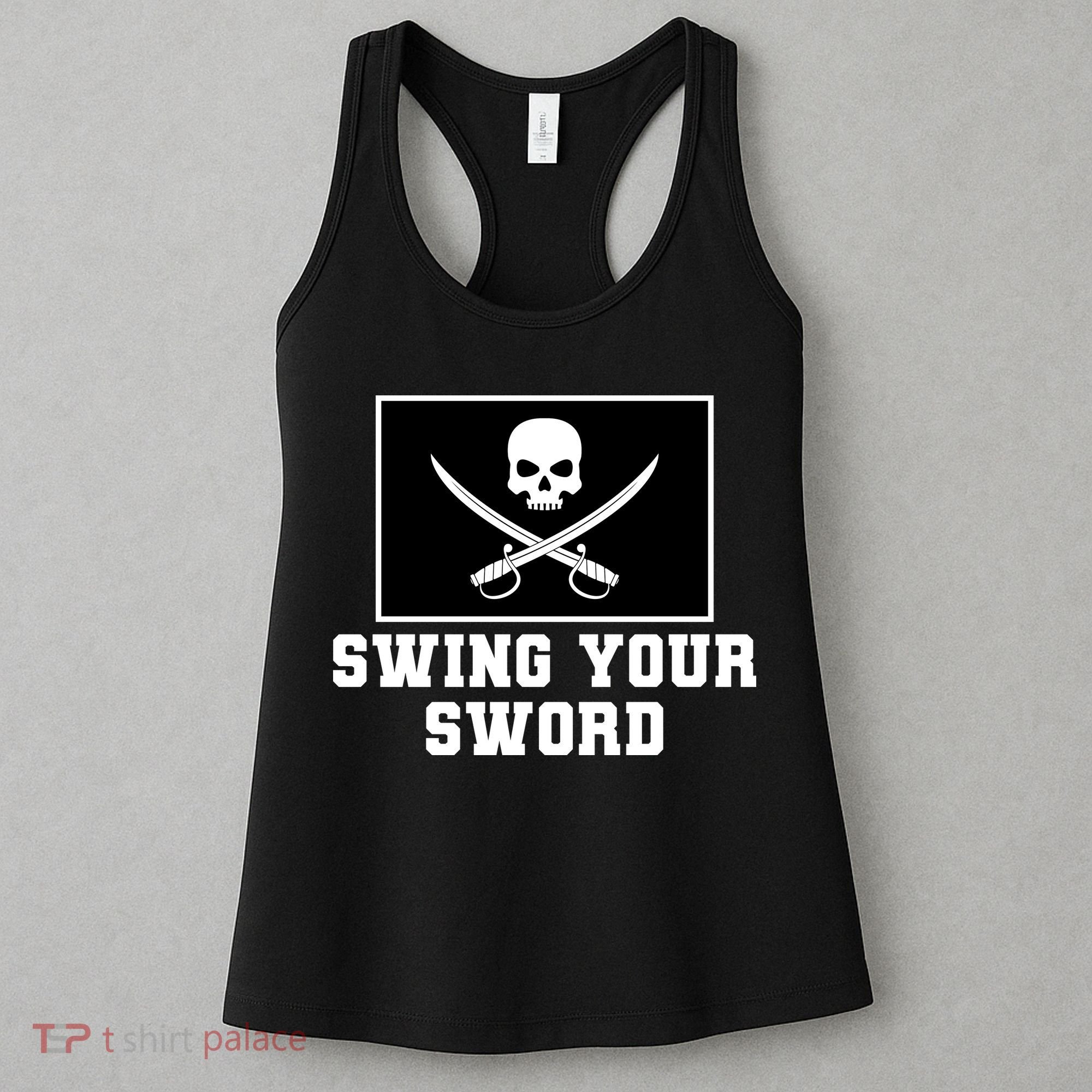 Swing Your Sword Skull Crossbones Mississippi Women's Tank Top