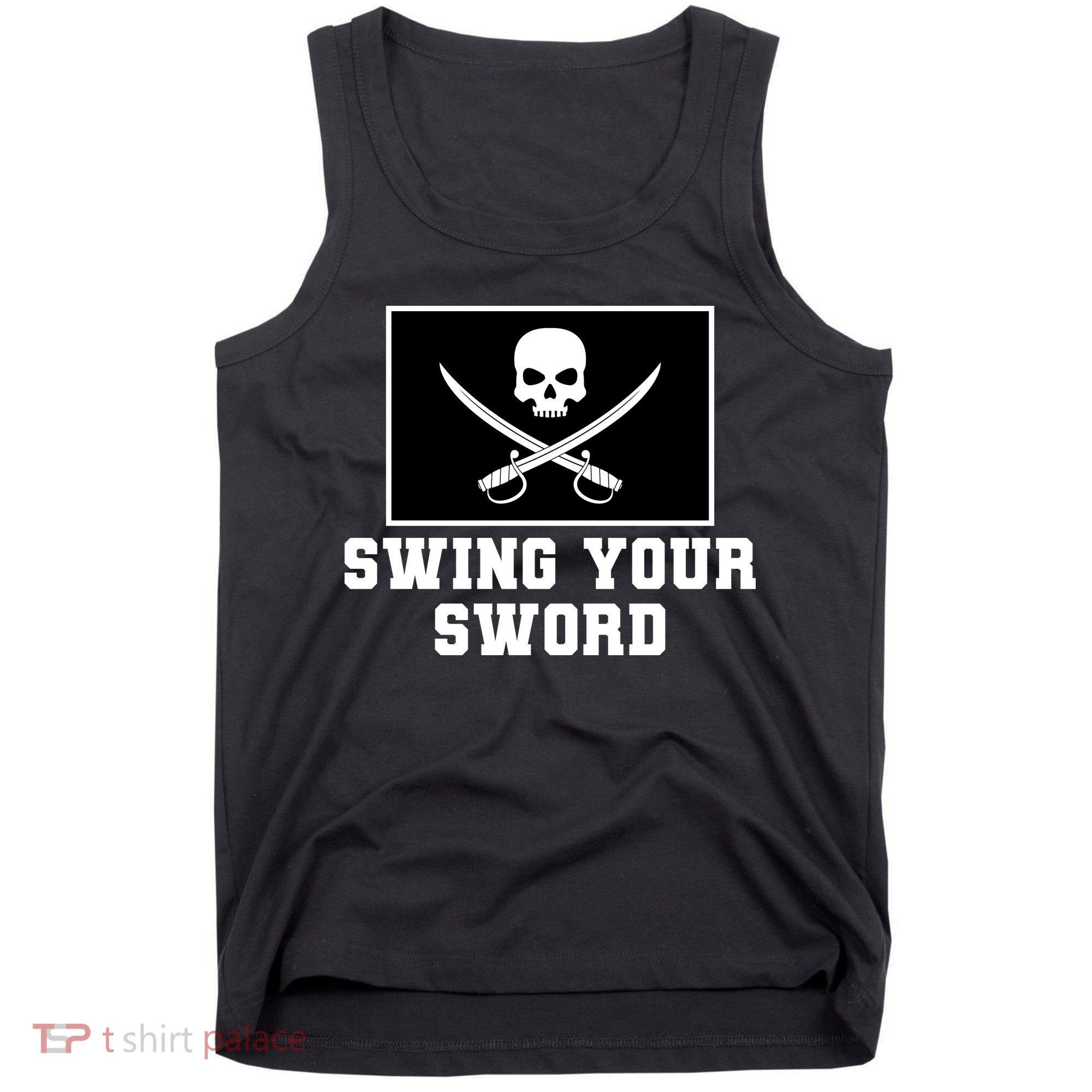 Swing Your Sword Skull Crossbones Mississippi Tank Top