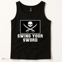 Swing Your Sword Skull Crossbones Mississippi Tank Top thumb 2