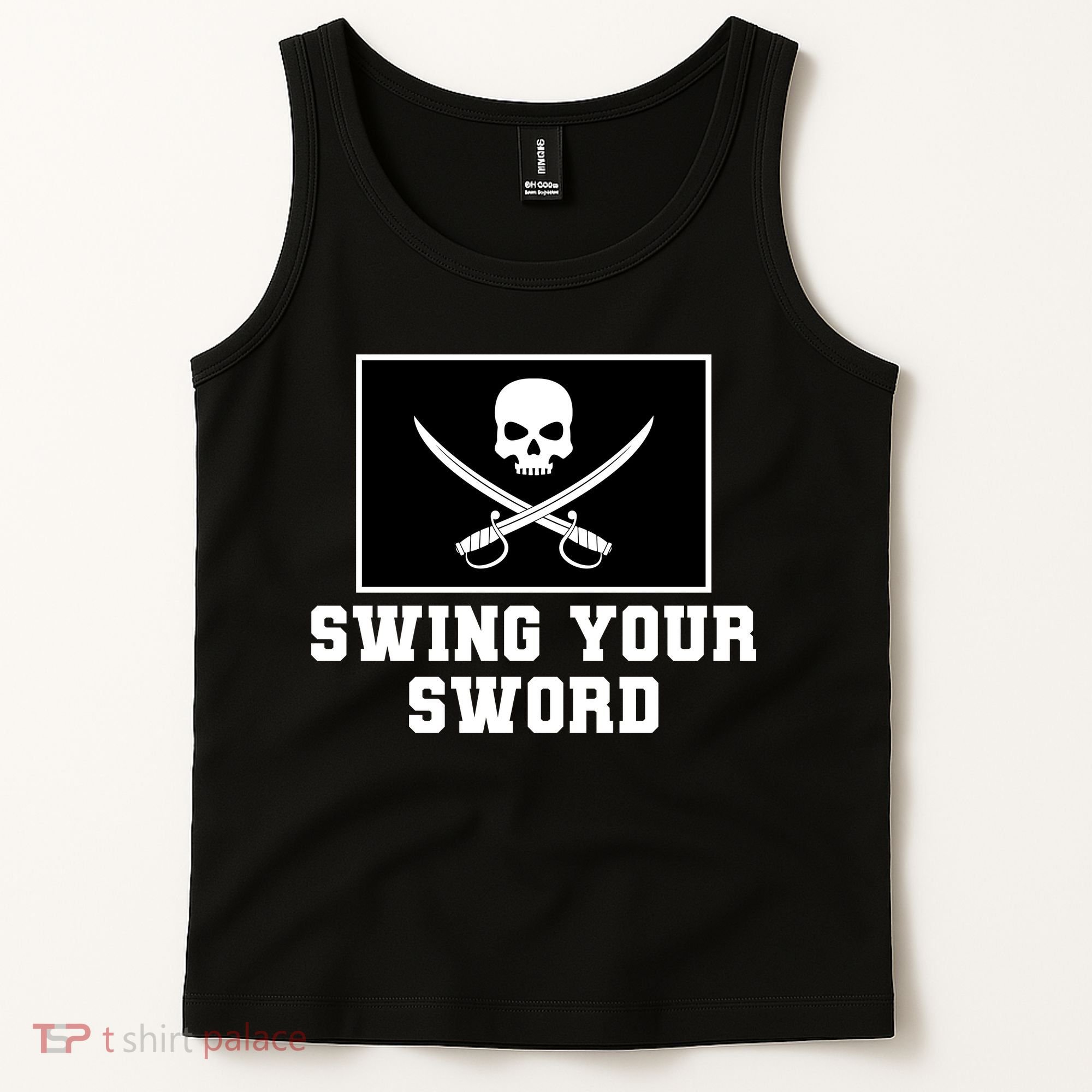 Swing Your Sword Skull Crossbones Mississippi Tank Top