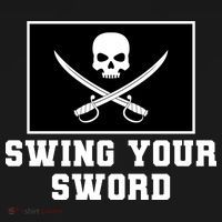 Swing Your Sword Skull Crossbones Mississippi Visor thumb 3
