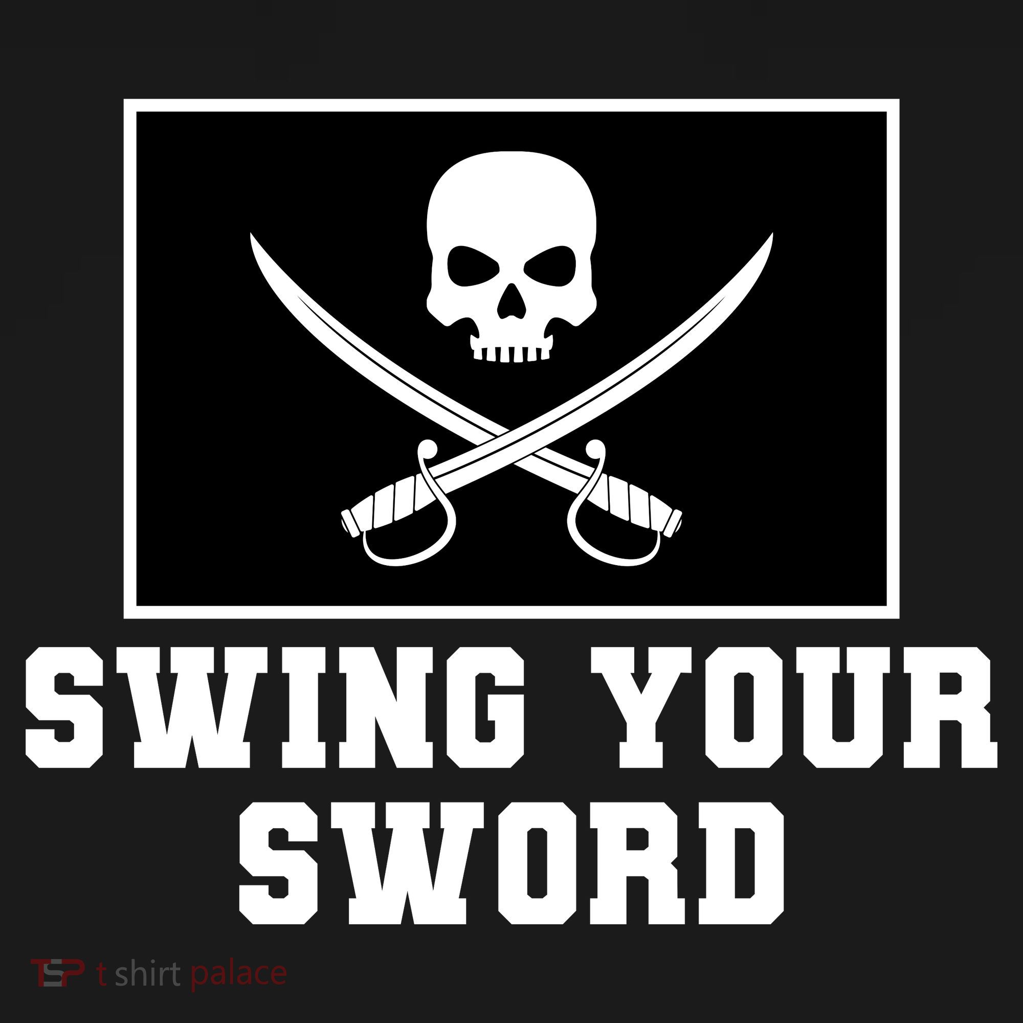 Swing Your Sword Skull Crossbones Mississippi Visor