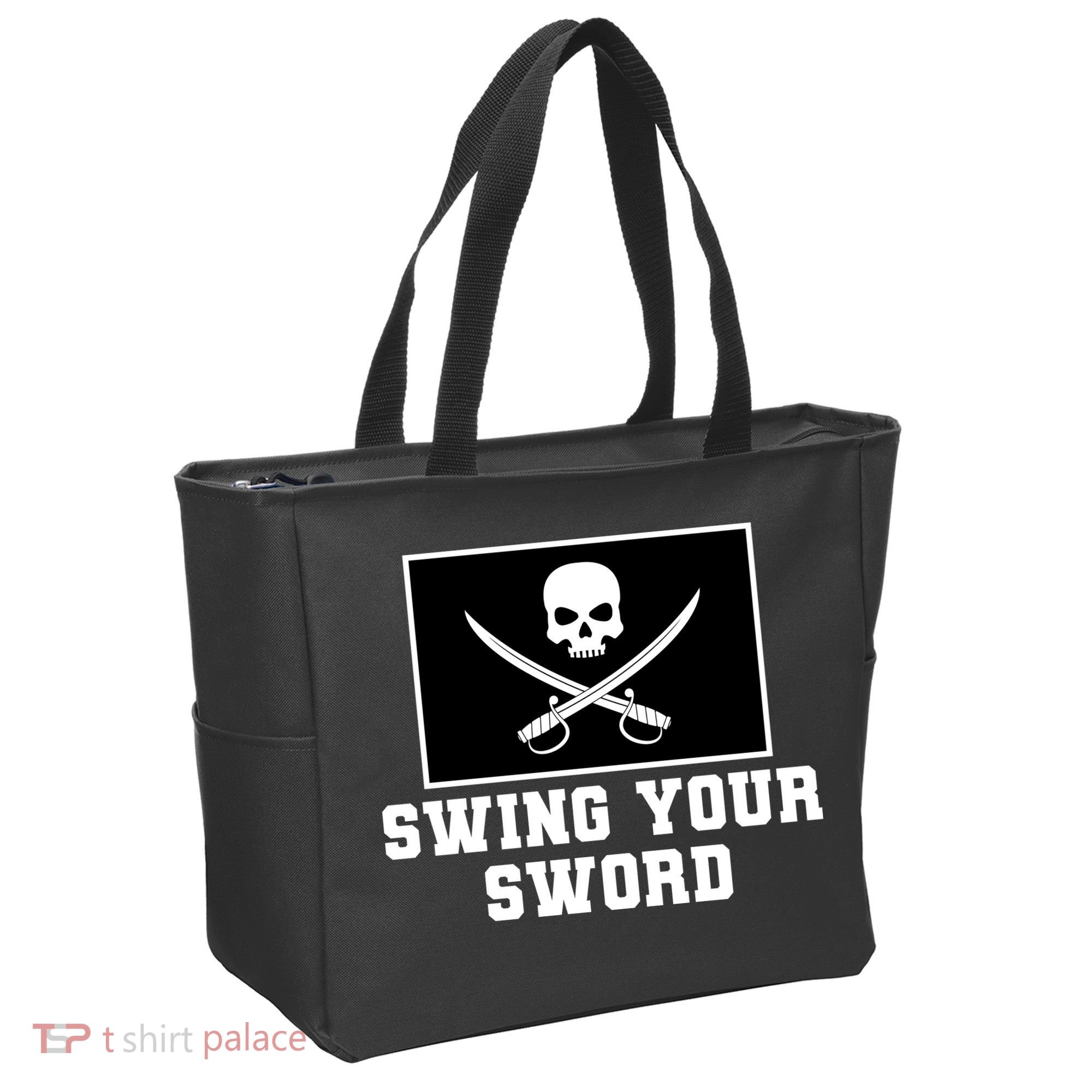 Swing Your Sword Skull Crossbones Mississippi Tote Bag