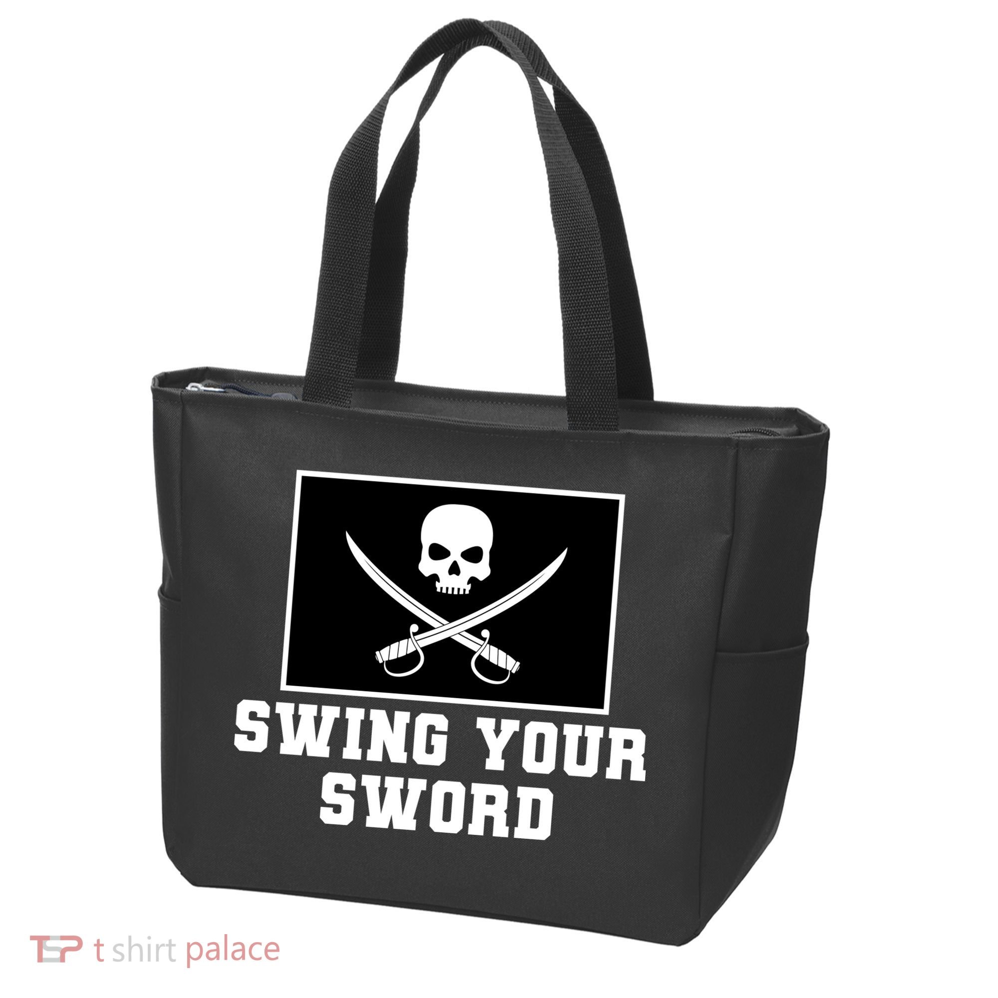 Swing Your Sword Skull Crossbones Mississippi Tote Bag