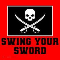 Swing Your Sword Skull Crossbones Mississippi Santa Hat thumb 1