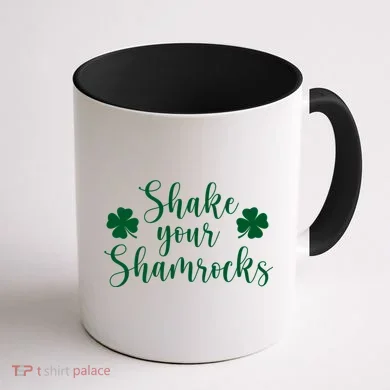 Shake Your Shamrocks Coffee Mug back