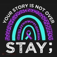 Stay Your Story Is Not Over Suicide Prevention Awareness Ornament thumb 1
