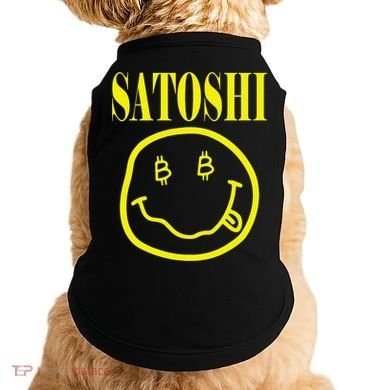 Satoshi Yellow Smile Face Doggie Tank