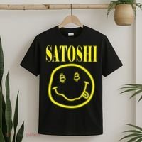 Satoshi Yellow Smile Face T-Shirt thumb 2