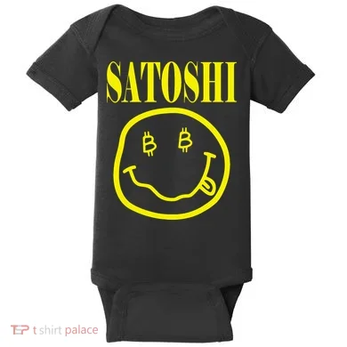 Satoshi Yellow Smile Face Baby Bodysuit