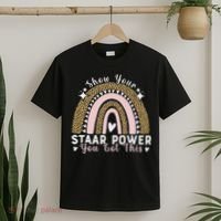 Show Your Staar Power You Got This Testing Test Day Teacher T-Shirt thumb 2