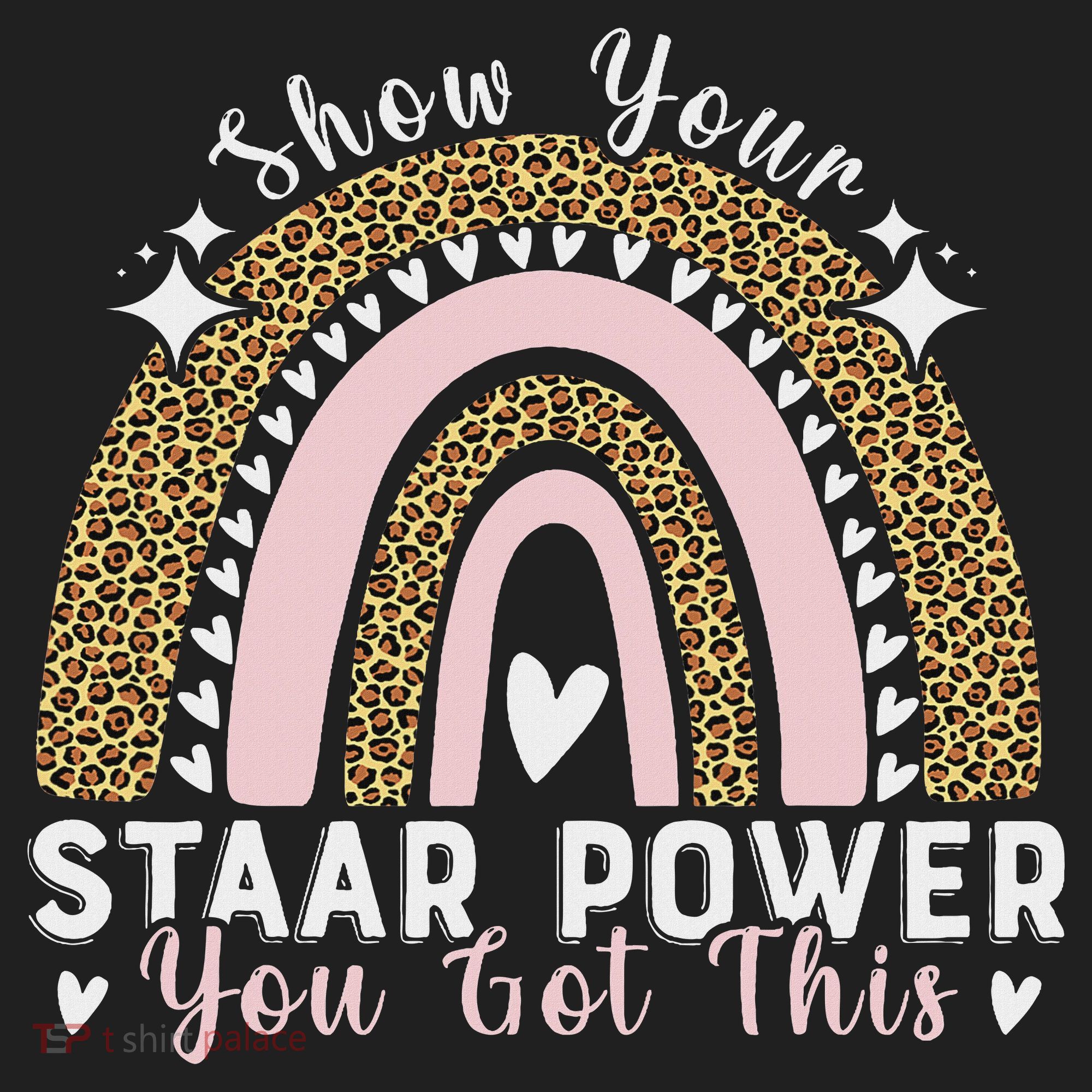 Show Your Staar Power You Got This Testing Test Day Teacher Golf Towel
