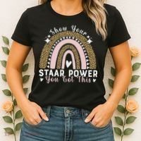 Show Your Staar Power You Got This Testing Test Day Teacher Women's T-Shirt thumb 2