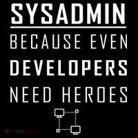 Sysadmin Because Even Developers Need Heroes Backpack thumb 2