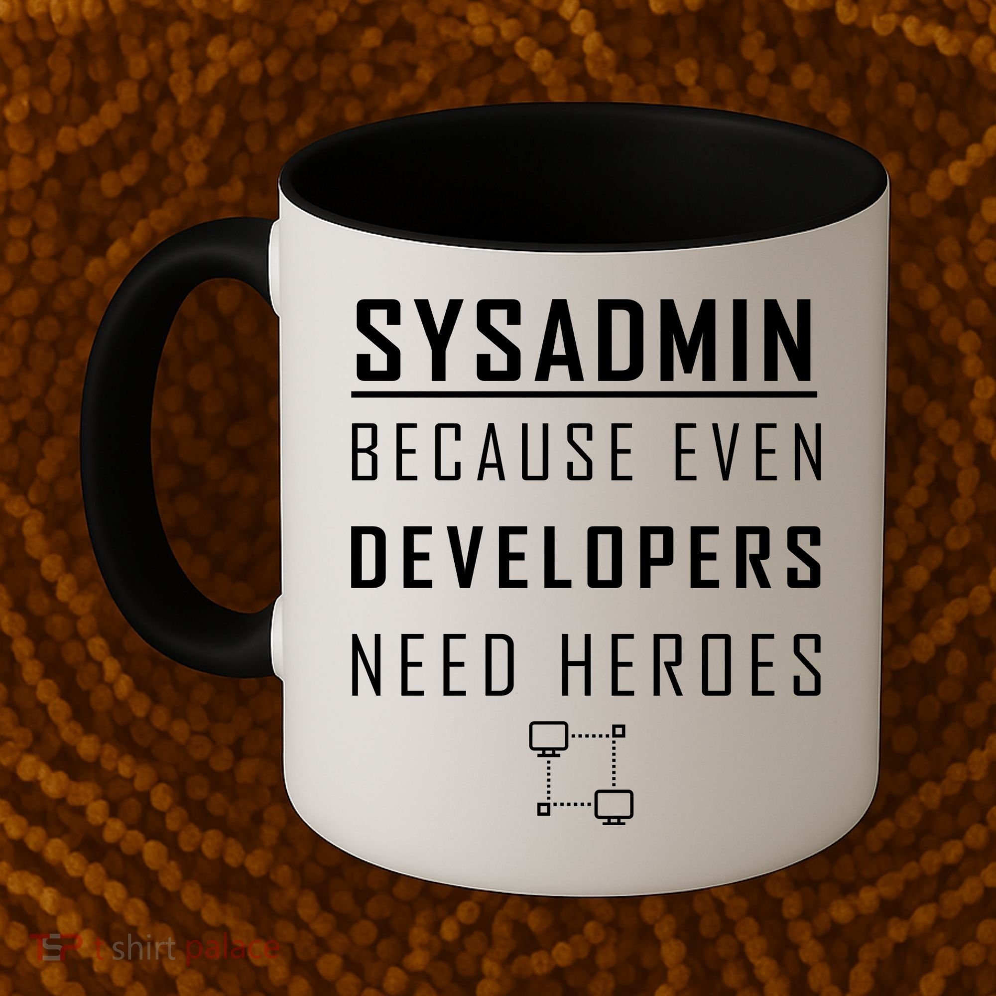 Sysadmin Because Even Developers Need Heroes Coffee Mug