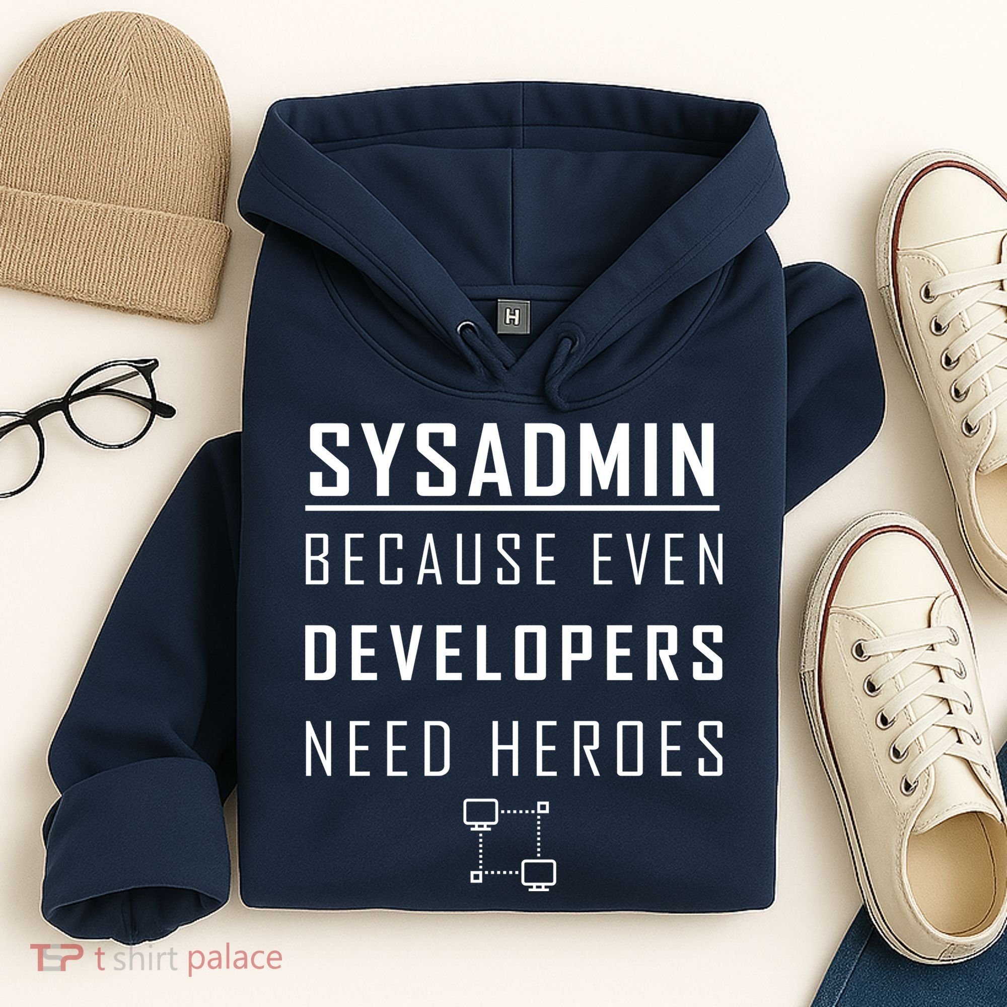 Sysadmin Because Even Developers Need Heroes Hoodie