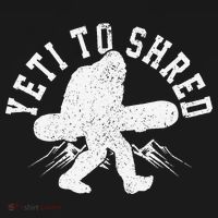 Snowboard Yeti To Shred Funny Snowboarding Bigfoot  Women's Hoodie thumb 2